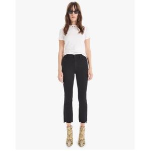 MOTHER High Rise Black Jeans